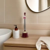 Toilet brush cleaning brush, household large-head toilet brush head, extended handle, anti-mold and antibacterial brush details Picture